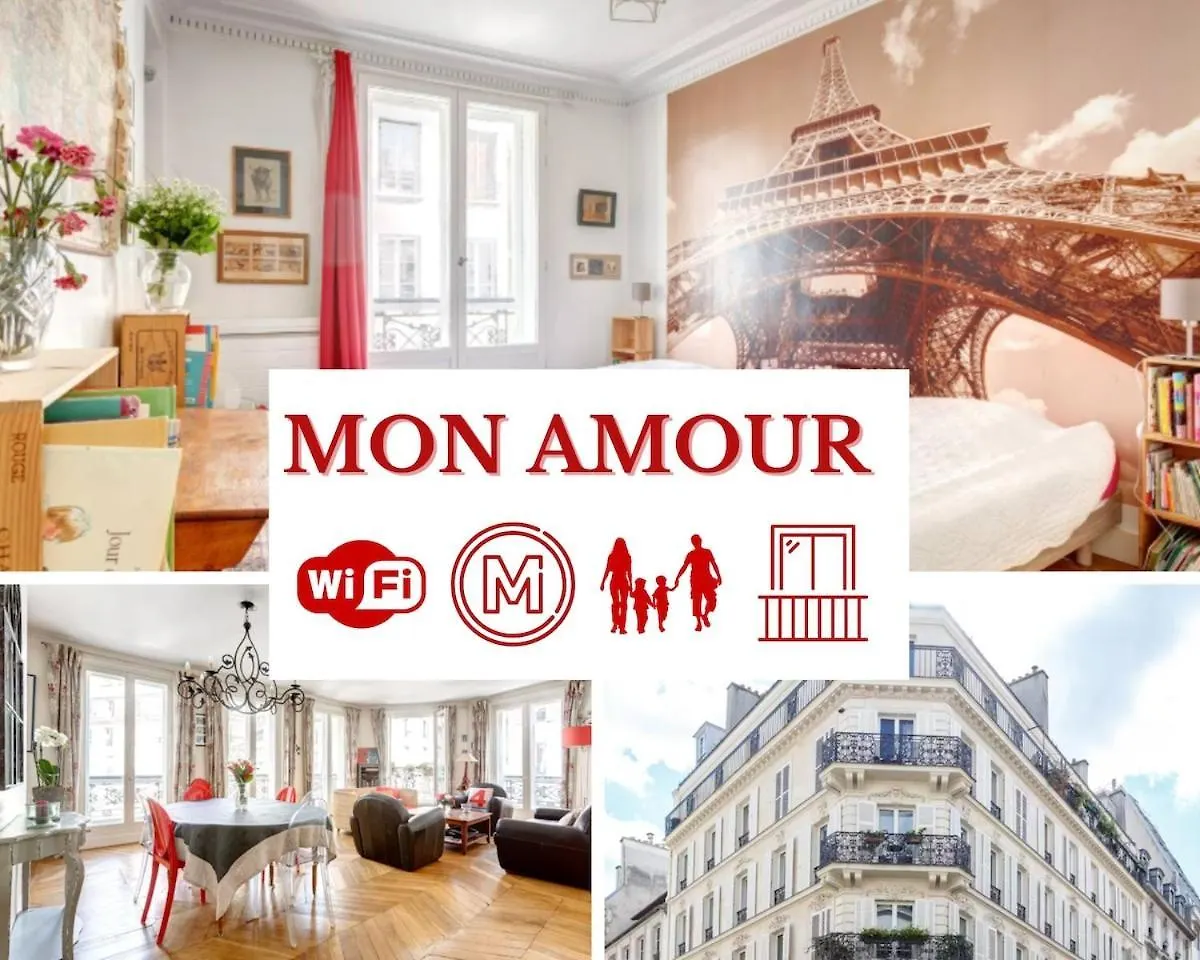 Mon Amour - Vrai Appartement Parisien - Paris Centre- Cosy Modern & Comfort - Free Travel Guide - Offre Speciale Famille - Special Offer contacts